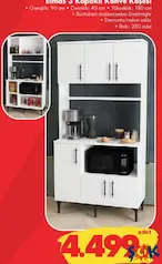GARAJ HOME ELMAS 3 KAPAKLI KAHVE KÖŞESİ